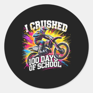 Adesivo Esmagei 100 Dias De Bicicleta De Camisa Para Rapaz