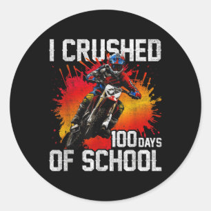 Adesivo Esmagei 100 Dias De Bicicleta De Camisa Para Rapaz