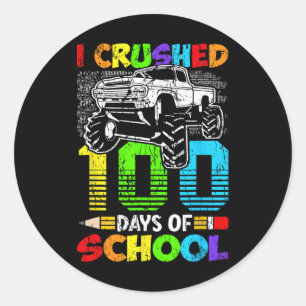Adesivo Esmagei 100 Dias De Meninos Escolares 100º Dia O