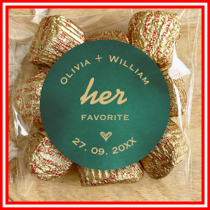 Adesivo Esmeralda Verde Dourado Favorita Dela Favorito Del