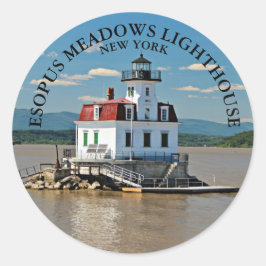 Adesivo Esopus Meadows Lighthouds, New York Round Stickers