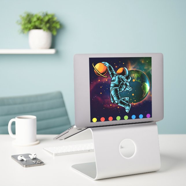 Adesivo Espaço (Laptop na mesa)