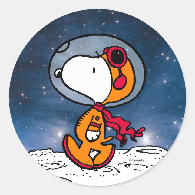 Adesivo ESPAÇO | Astronauta do Snoopy (Frente)