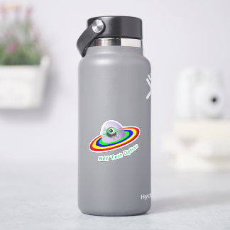 Adesivo Espaco de Alienígena Engraçado