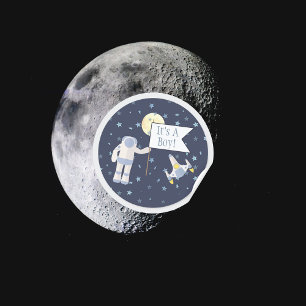 Adesivo Espaço Exterior É Um Menino!