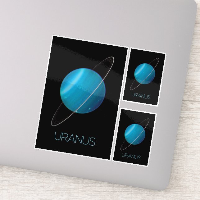 Adesivo Espaço Exterior, Galáxia, Sistema Solar, Urano Pla (Detalhe)