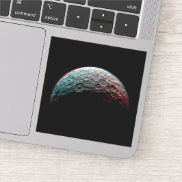 Adesivo Espaço negro e planeta no sistema solar. Astronomi