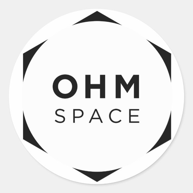 Adesivo Espaço OHM (Frente)