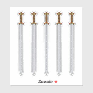 Adesivo Espada Celta Antiga