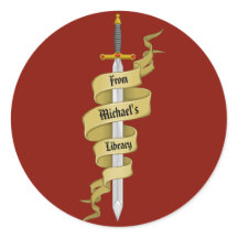 Espada Dourada Média da Biblioteca de