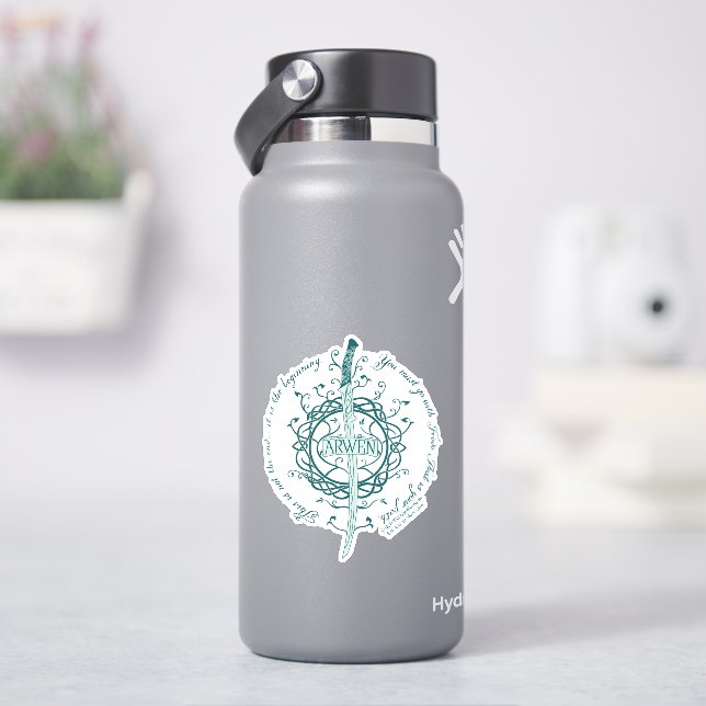 Adesivo Espada Élfica ARWEN™ Citação (HidroFlask)