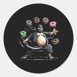 Adesivo Espada Gorda Ninja E Rosquinhas De Rosquinha Shuri