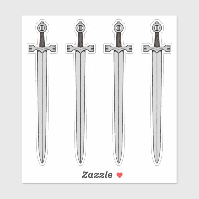 Adesivo Espada Irlandesa (Folha)