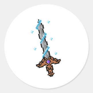 Adesivo Espada Retro Pixel