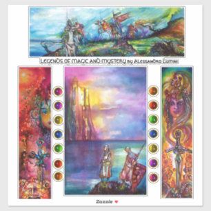 Adesivo Espadas épicos, Excalibur, Durendal, cavaleiros