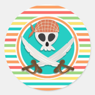 Adesivo Espadas Piratas; Strips Brilhantes