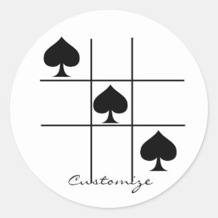 Adesivo Espadas Pretas Tic Tac Toe Thunder_Cove