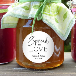 Adesivo Espalhe Os Padrões De Favor Da Noiva Do Casamento 