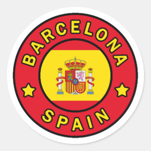 Adesivo Espanha de Barcelona