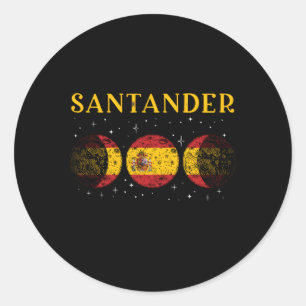 Adesivo Espanha de Férias da Bandeira espanhola Santander