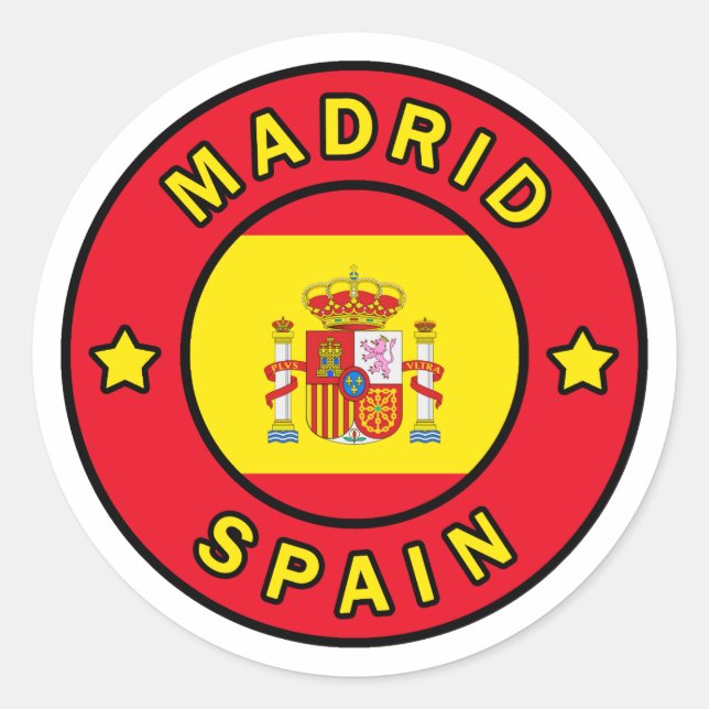 Adesivo Espanha de Madrid (Frente)