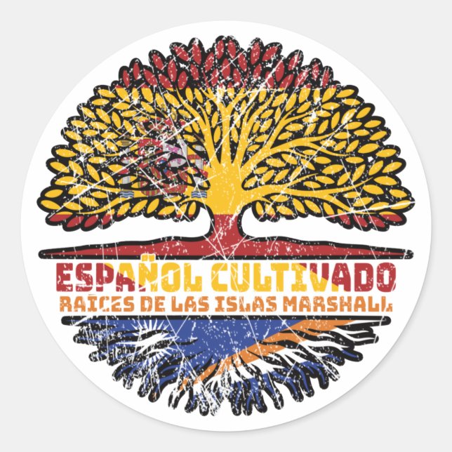 Adesivo Espanha Espanhola Marshall Islander (Frente)