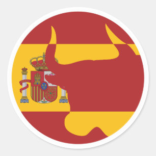 Adesivo Espanha Taurus Bandeira Nacional Espanhola