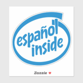 Adesivo Espanhol dentro