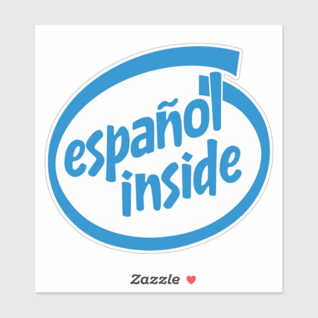 Adesivo Espanhol dentro (Folha)