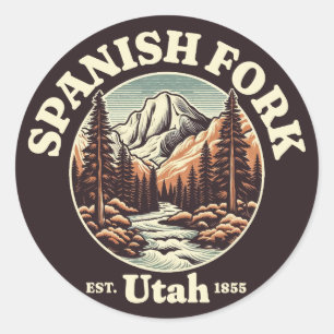 Adesivo Espanhol Fork, Utah