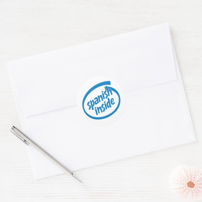 Adesivo Espanhol por dentro (Envelope)