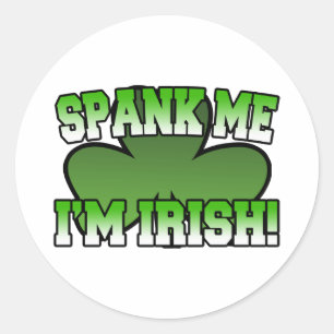 Adesivo Espanque-me, sou o Irish Sticker