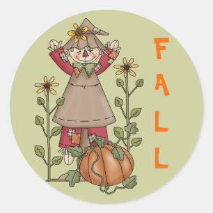 Adesivo Espantalho 1 Pumpkin Cair Girassóis