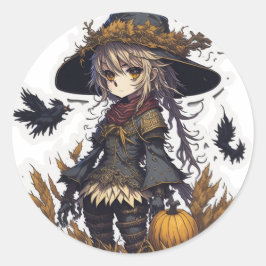 Adesivo Espantalho Halloween