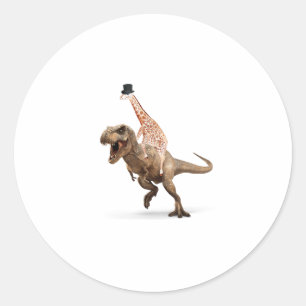 Adesivo Espantosa Girafa Top Hat T-Rex - Mens_Womens