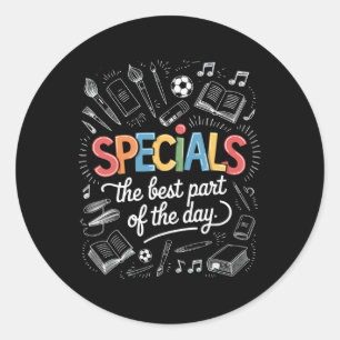 Adesivo Especiais para Professores O Melhor do Dia Especia