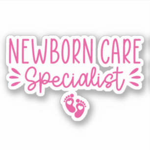 Adesivo Especialista em assistência a recém-nascidos, espe