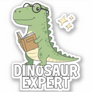 Adesivo Especialista em Dinossauros - Ciência Legal para A