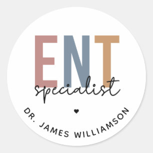 Adesivo Especialista em ENT Doctor ENT Personalizado