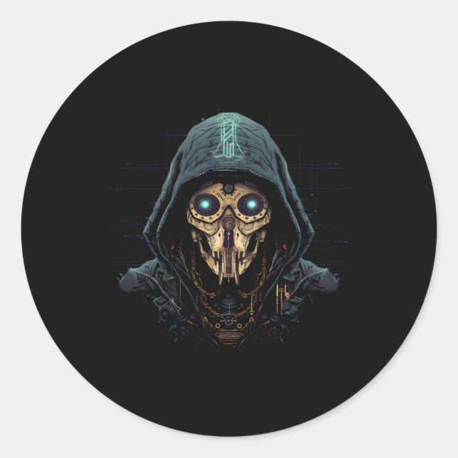 Adesivo Especialista Em Segurança Cibernética Para Hacker  (Frente)