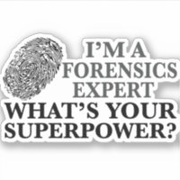 Especialista forense engraçado