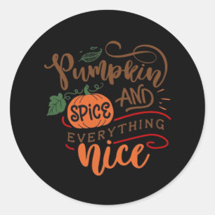 Adesivo Especiaria De Abóbora Do Halloween E Tudo Muito Be