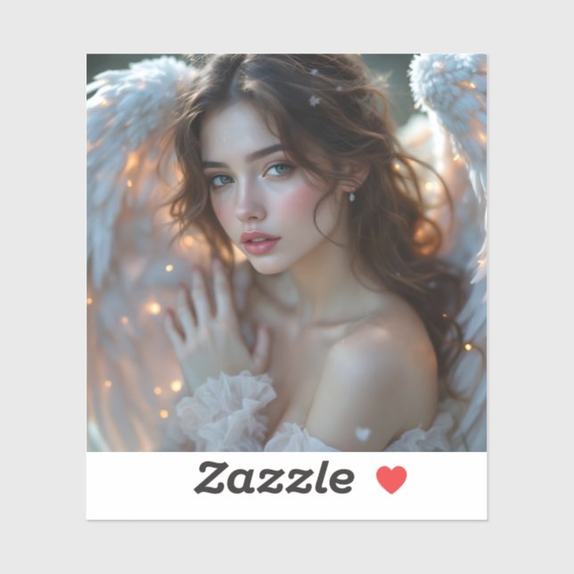 Adesivo Espelho da Luz do Crepúsculo - Anjo brilhante da N (Folha)