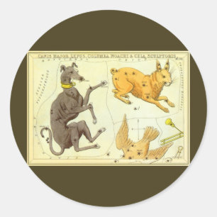 Adesivo Espelho da Urânia, Mapa Celestial da Astronomia Vi