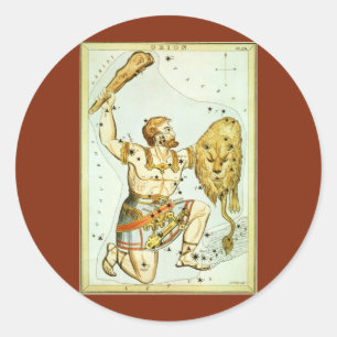 Adesivo Espelho de Urânia, Mapa Celeste de Astronomia Anti