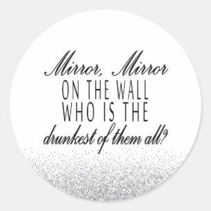 Adesivo Espelho, Espelho Engraçado