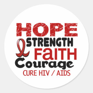 ADESIVO ESPERANÇA 3 DO HIV DO AIDS
