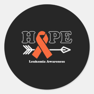 Adesivo Esperança - Consciência da leucemia Faixa Laranja