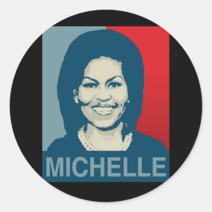 ADESIVO ESPERANÇA DE MICHELLE OBAMA - .PNG