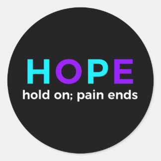 Adesivo Esperança: Dor Termina Prevenção Suicida Awarene